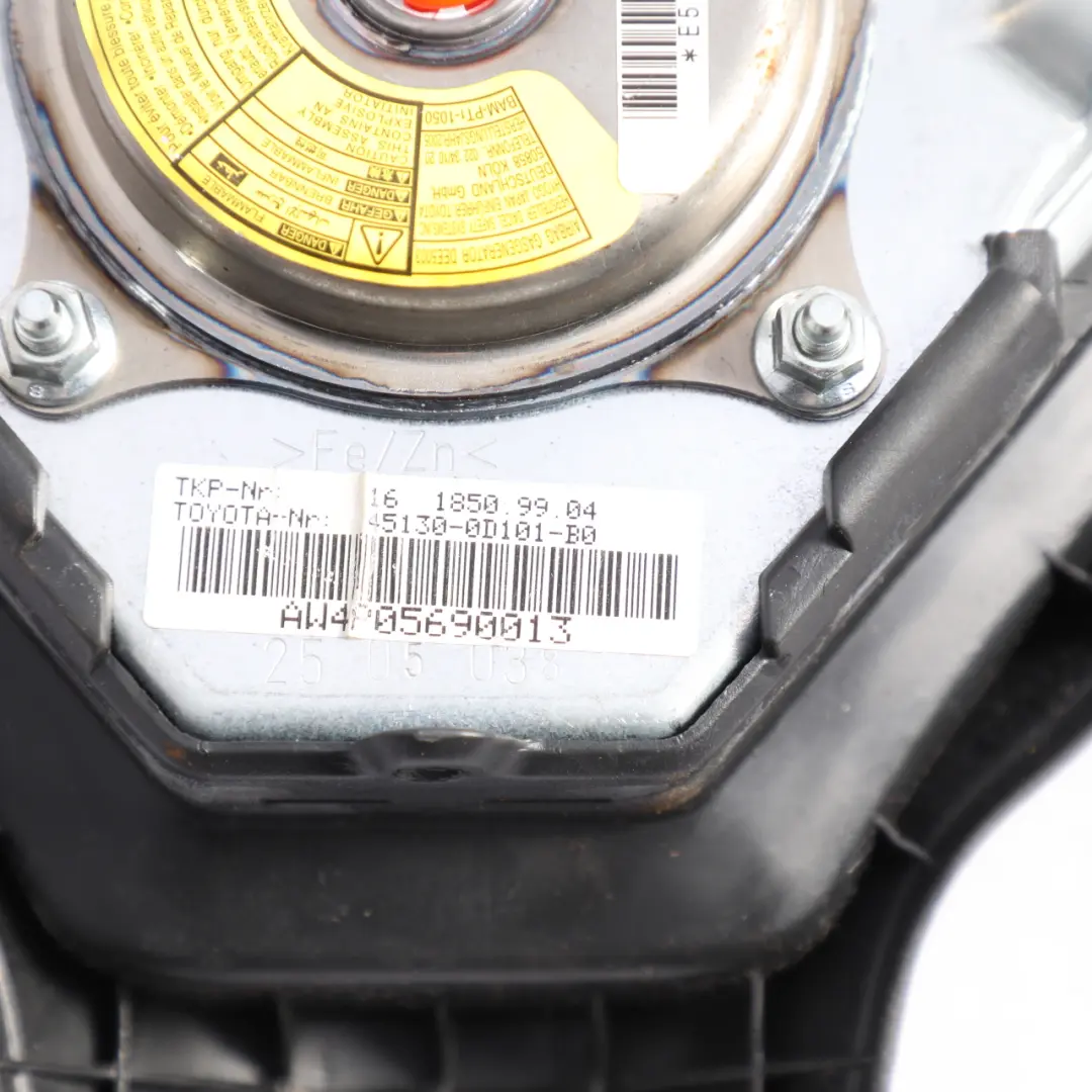 XP10 Driver's Steering Wheel Air Module Unit to Toyota Yaris with Part number 451300D101B0 Toyota Yaris XP10 Driver's Steering Wheel Air Module Unit - SKU 451300D101B0 - Part number 451300D101B0