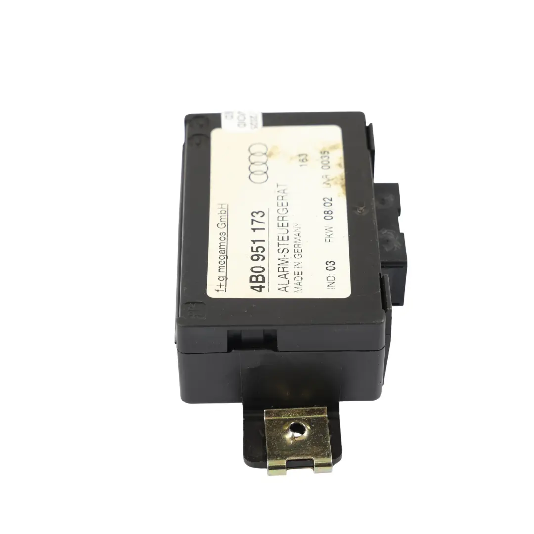 8L A4 B5 A6 C5 Modulo Di Controllo Allarme Unità ECU per Audi A3 con numero di parte 4B0951173 Audi A3 8L A4 B5 A6 C5 Modulo Di Controllo Allarme Unità ECU - SKU 4B0951173 - Numero di parte 4B0951173