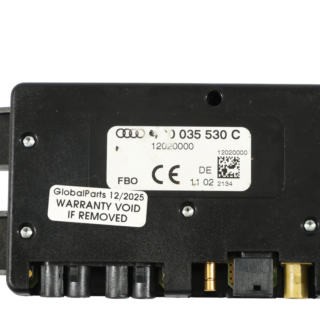 8L Moduł Sterownik Anteny Wzmacniacz Sygnału do Audi A3 o numerze 4D0035530C Audi A3 8L Moduł Sterownik Anteny Wzmacniacz Sygnału - SKU 4D0035530C - Numer Części 4D0035530C
