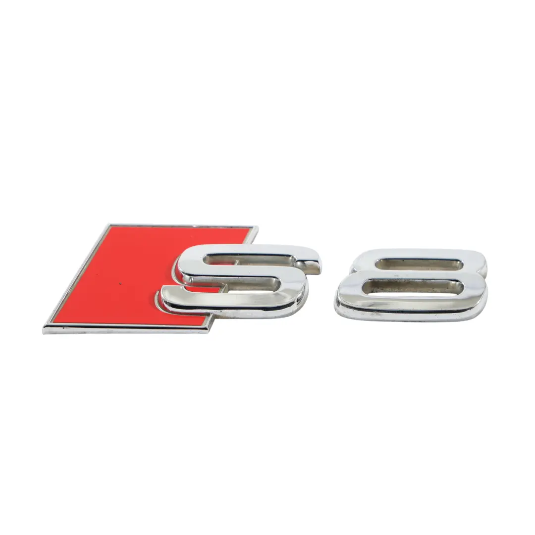 Portellone Posteriore Tronco Emblema Badge S8 Etichetta per Audi S8 D3 con numero di parte 4D0853735A Audi S8 D3 Portellone Posteriore Tronco Emblema Badge S8 Etichetta - SKU 4D0853735A-1 - Numero di parte 4D0853735A