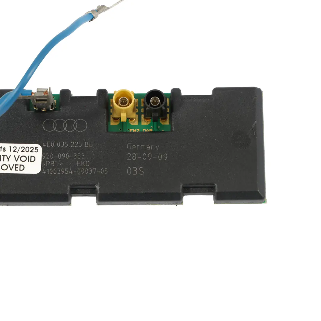 Audi S8 D3 Amplificateur Antenne Récepteur Amplificateur Signal - SKU 4E0035225BL - Numéro de pièce 4E0035225BL