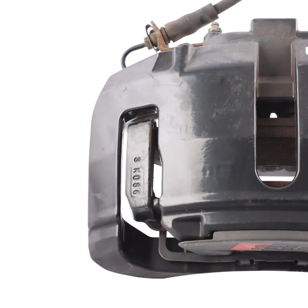 Front Ceramic Brake Caliper Housing Left N/S 380X38mm to Audi A8 S8 D3 with Part number 4E0615107 Audi A8 S8 D3 Front Ceramic Brake Caliper Housing Left N/S 380X38mm - SKU 4E0615107 - Part number 4E0615107