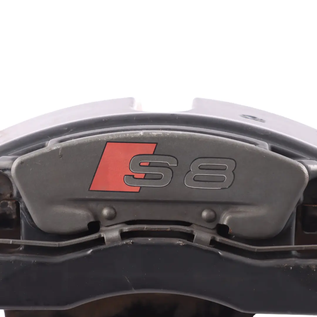 Front Ceramic Brake Caliper Housing Right O/S 380X38mm to Audi A8 S8 D3 with Part number 4E0615108 Audi A8 S8 D3 Front Ceramic Brake Caliper Housing Right O/S 380X38mm - SKU 4E0615108 - Part number 4E0615108