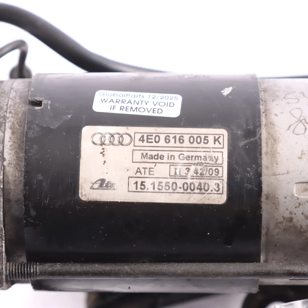 Suspension Compressor to Audi A8 D3 Air with Part number 4E0616005K Audi A8 D3 Air Suspension Compressor - SKU 4E0616005K - Part number 4E0616005K