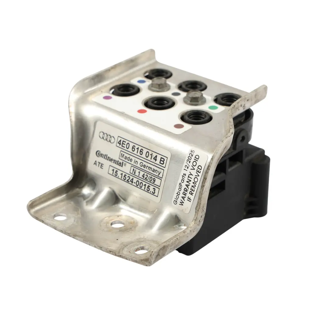 Sospensione Pneumatica Compressore Blocco Distribuzione per Audi A8 D3 con numero di parte 4E0616014B Audi A8 D3 Sospensione Pneumatica Compressore Blocco Distribuzione - SKU 4E0616014B - Numero di parte 4E0616014B