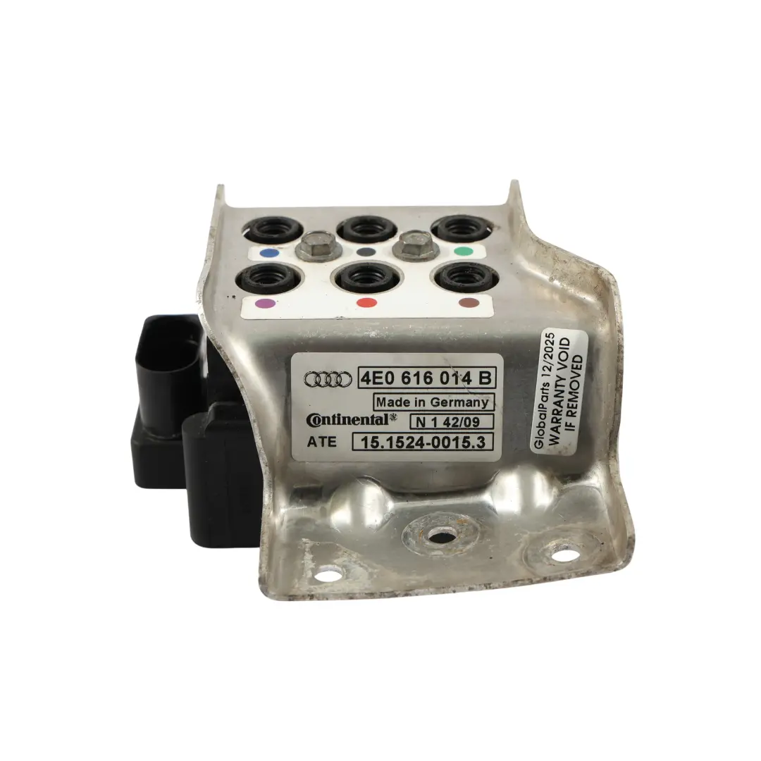 Luftfederung Kompressor Ventilblock Verteilereinheit für Audi A8 D3 mit Teilenummer 4E0616014B Audi A8 D3 Luftfederung Kompressor Ventilblock Verteilereinheit - SKU 4E0616014B - Teilenummer 4E0616014B