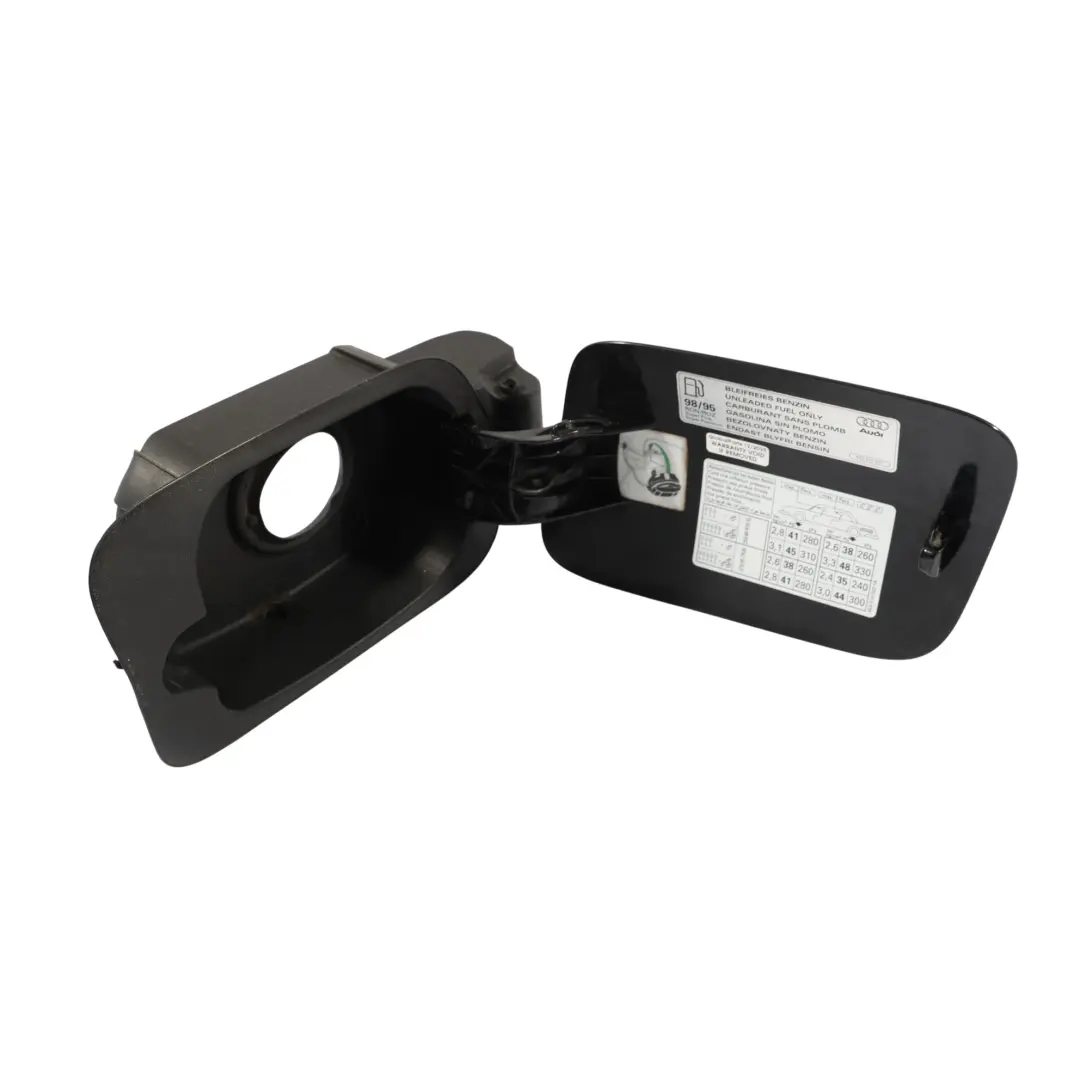 Audi A8 D3 Couvercle Trappe Carburant Noir Phantom - Z9Y 4E0809857E - SKU 4E0809857E-PHB - Numéro de pièce 4E0809857E-PHB