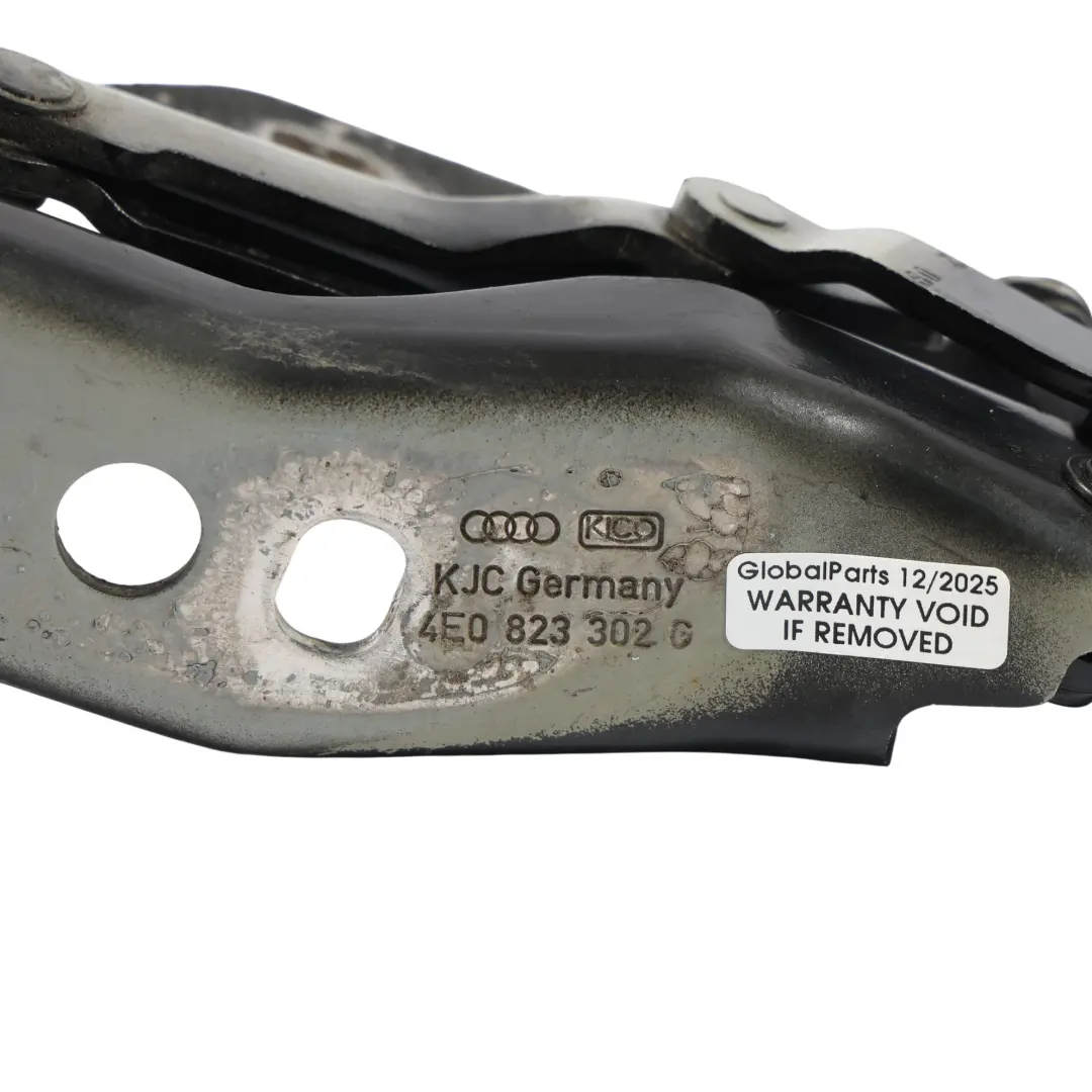 Bonnet Hood Hinge Right O/S Phantom Black - Z9Y 4E0823302G to Audi A8 D3 with Part number 4E0823302G-PHB Audi A8 D3 Bonnet Hood Hinge Right O/S Phantom Black - Z9Y 4E0823302G - SKU 4E0823302G-PHB - Part number 4E0823302G-PHB