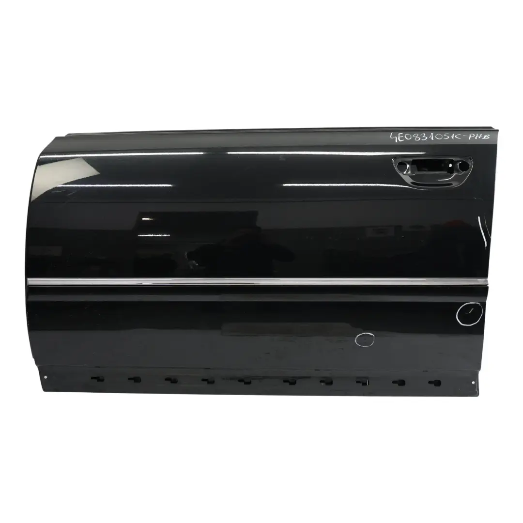 Audi A8 D3 Puerta Delantera Izquierda Revestimiento Phantom Black Negro - Z9Y - SKU 4E0831051C-PHB - Número de pieza 4E0831051C