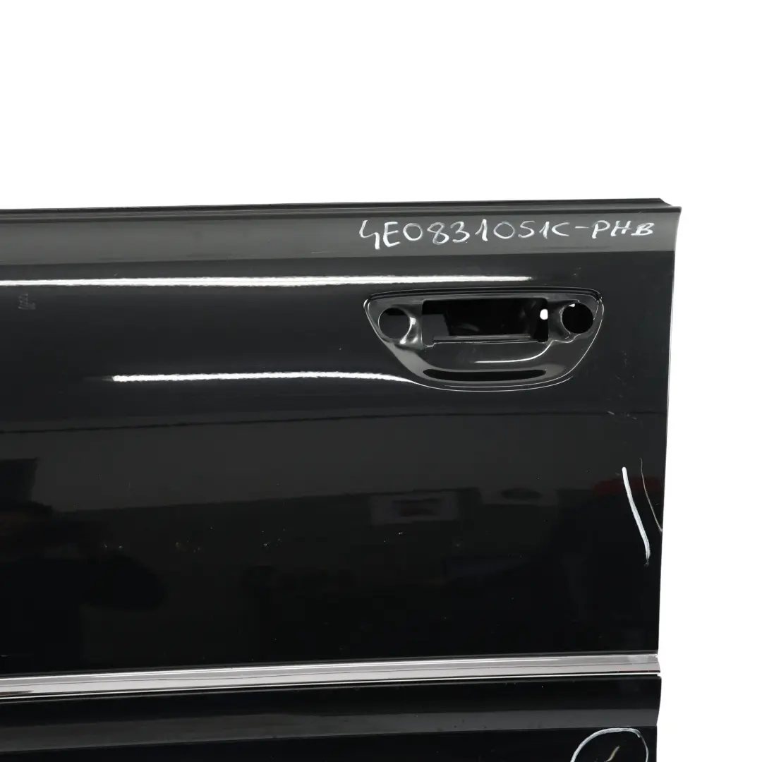 Audi A8 D3 Puerta Delantera Izquierda Revestimiento Phantom Black Negro - Z9Y - SKU 4E0831051C-PHB - Número de pieza 4E0831051C