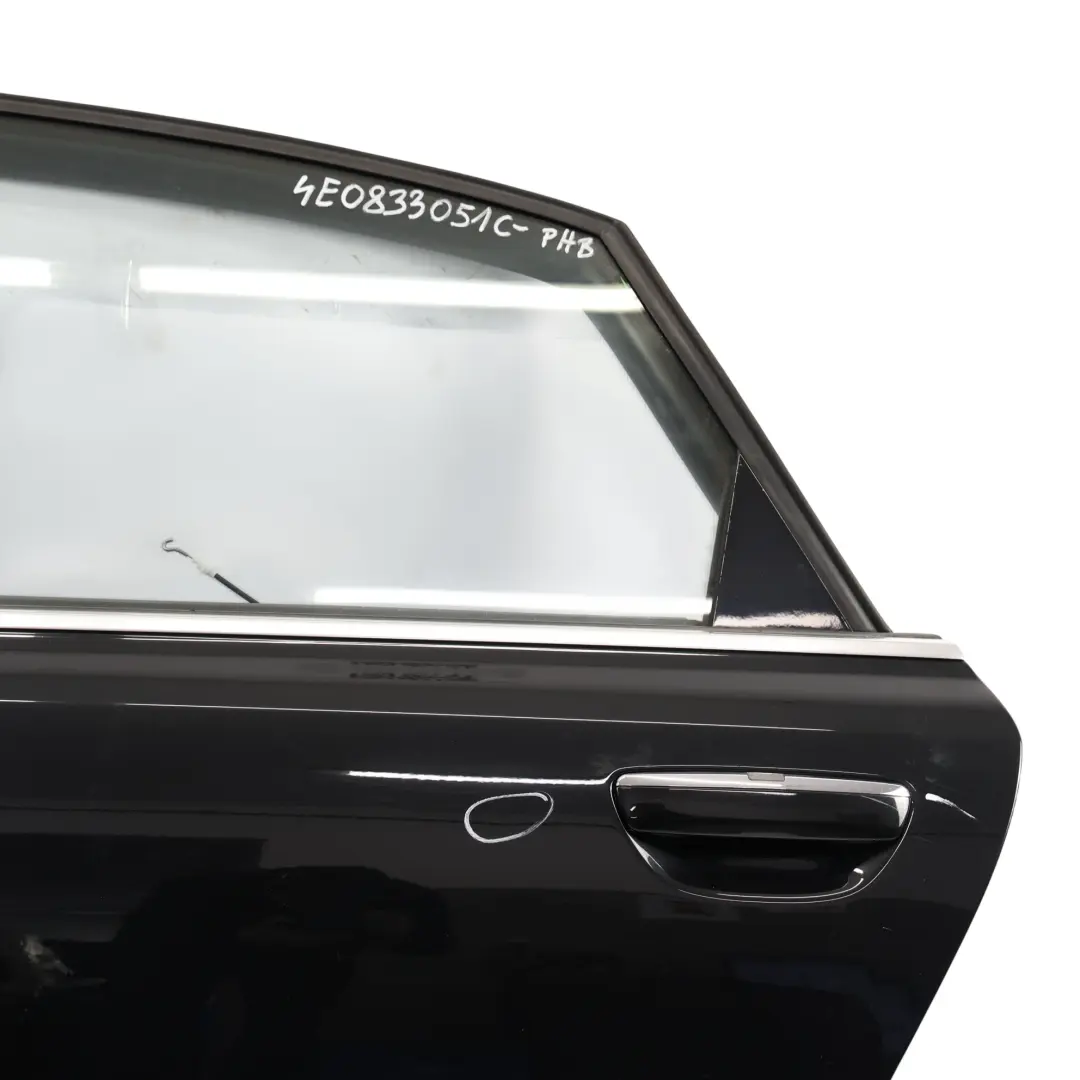 Audi A8 S8 D3 Tür Hinten Links Verkleidungsplatte Phantom Schwarz - Z9Y - SKU 4E0833051C-PHB - Teilenummer 4E0833051C