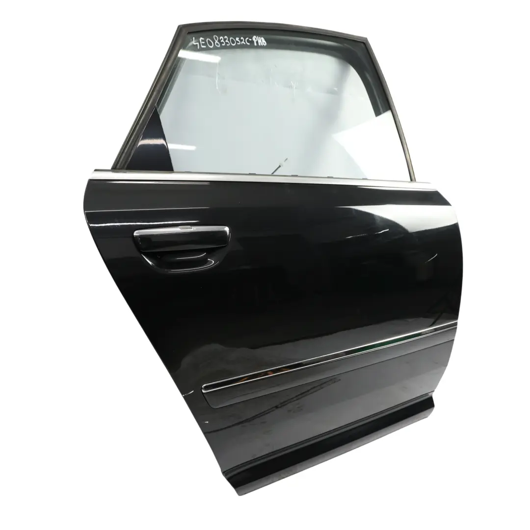 Audi A8 S8 D3 Tür Hinten Rechts Phantom Black Schwarz - Z9Y - SKU 4E0833052C-PHB - Teilenummer 4E0833052C