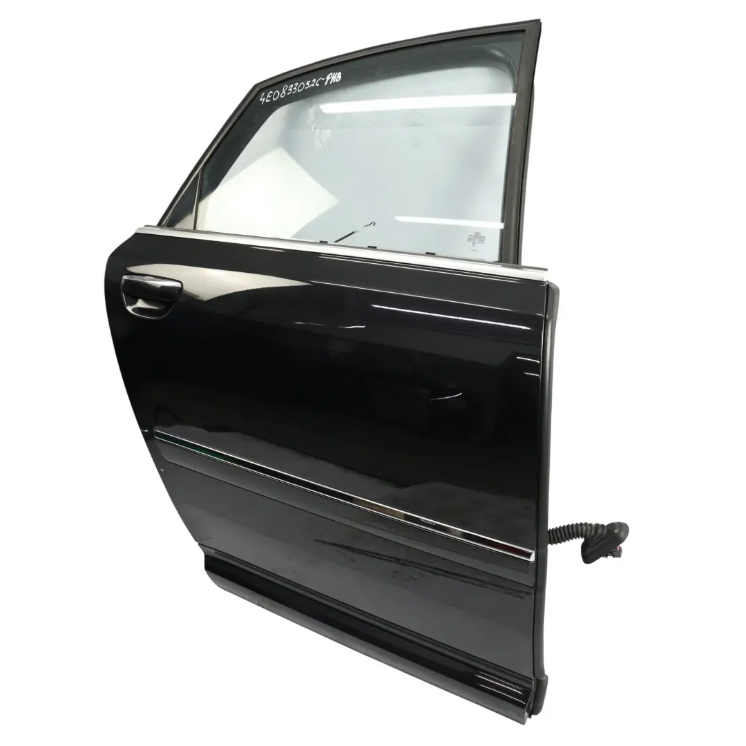 Audi A8 S8 D3 Puerta Trasera Derecha Panel Phantom Black Negro - Z9Y - SKU 4E0833052C-PHB - Número de pieza 4E0833052C