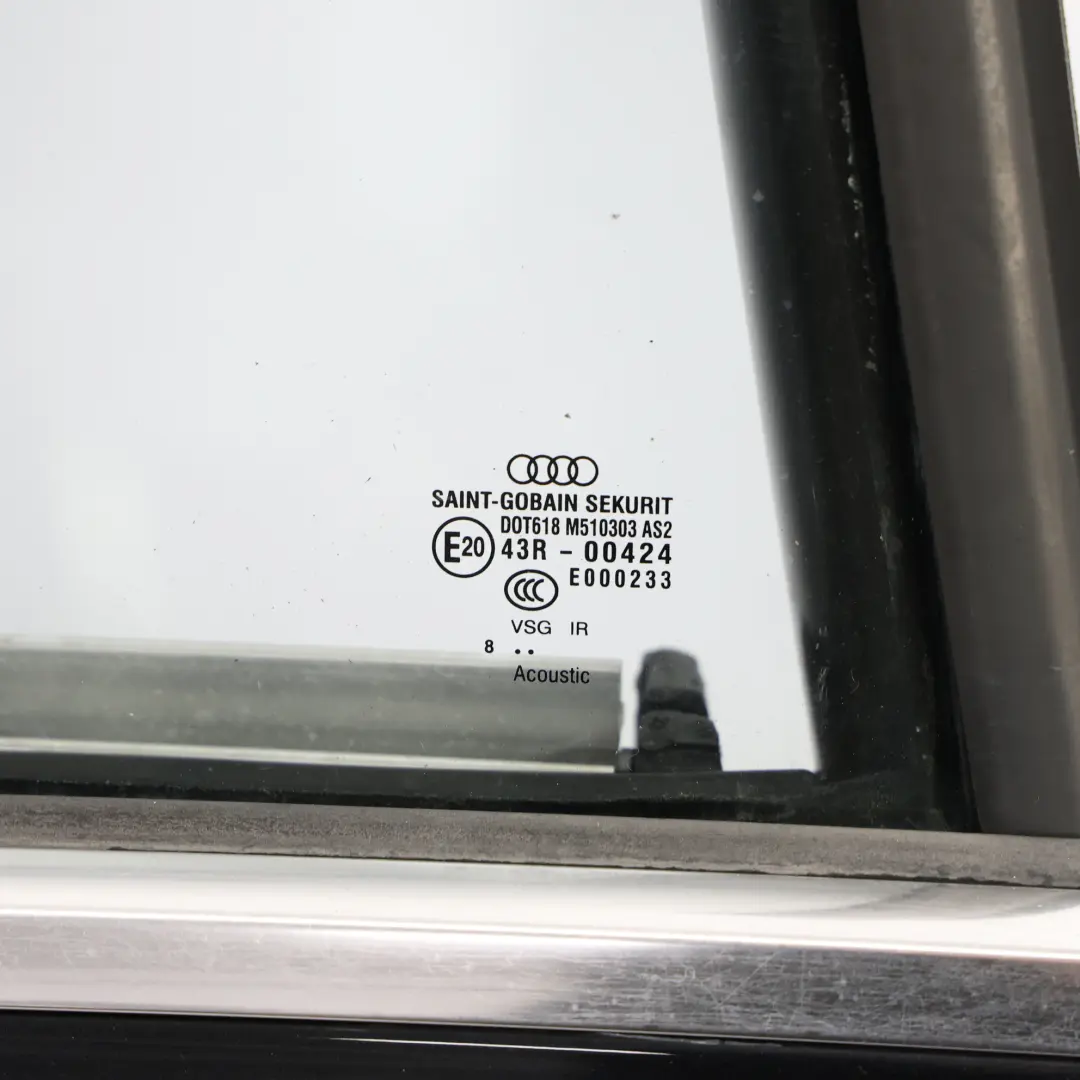 Door Rear Right O/S Covering Panel Phantom Black - Z9Y to Audi A8 S8 D3 with Part number 4E0833052C Audi A8 S8 D3 Door Rear Right O/S Covering Panel Phantom Black - Z9Y - SKU 4E0833052C-PHB - Part number 4E0833052C