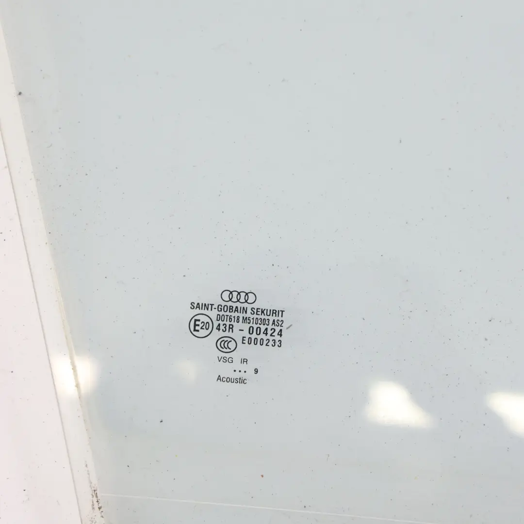 Audi A8 S8 D3 Vetro Del Finestrino Anteriore Sinistro AS2 - SKU 4E0845022H - Numero di parte 4E0845022H