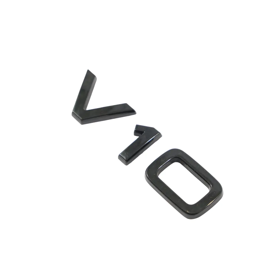 Audi S8 D3 Insigne Décoratif "V10" Panneau Latéral - SKU 4E0853601A - Numéro de pièce 4E0853601A