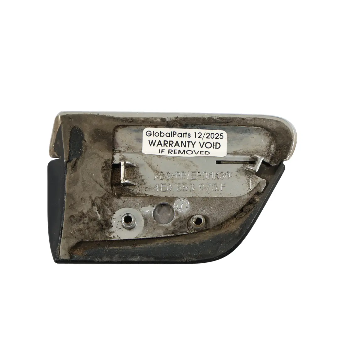 Listwa Ochronna Błotnika Przedniego Lewego Czarna do Audi A8 S8 D3 o numerze 4E0853973F Audi A8 S8 D3 Listwa Ochronna Błotnika Przedniego Lewego Czarna - SKU 4E0853973F-PHB - Numer Części 4E0853973F