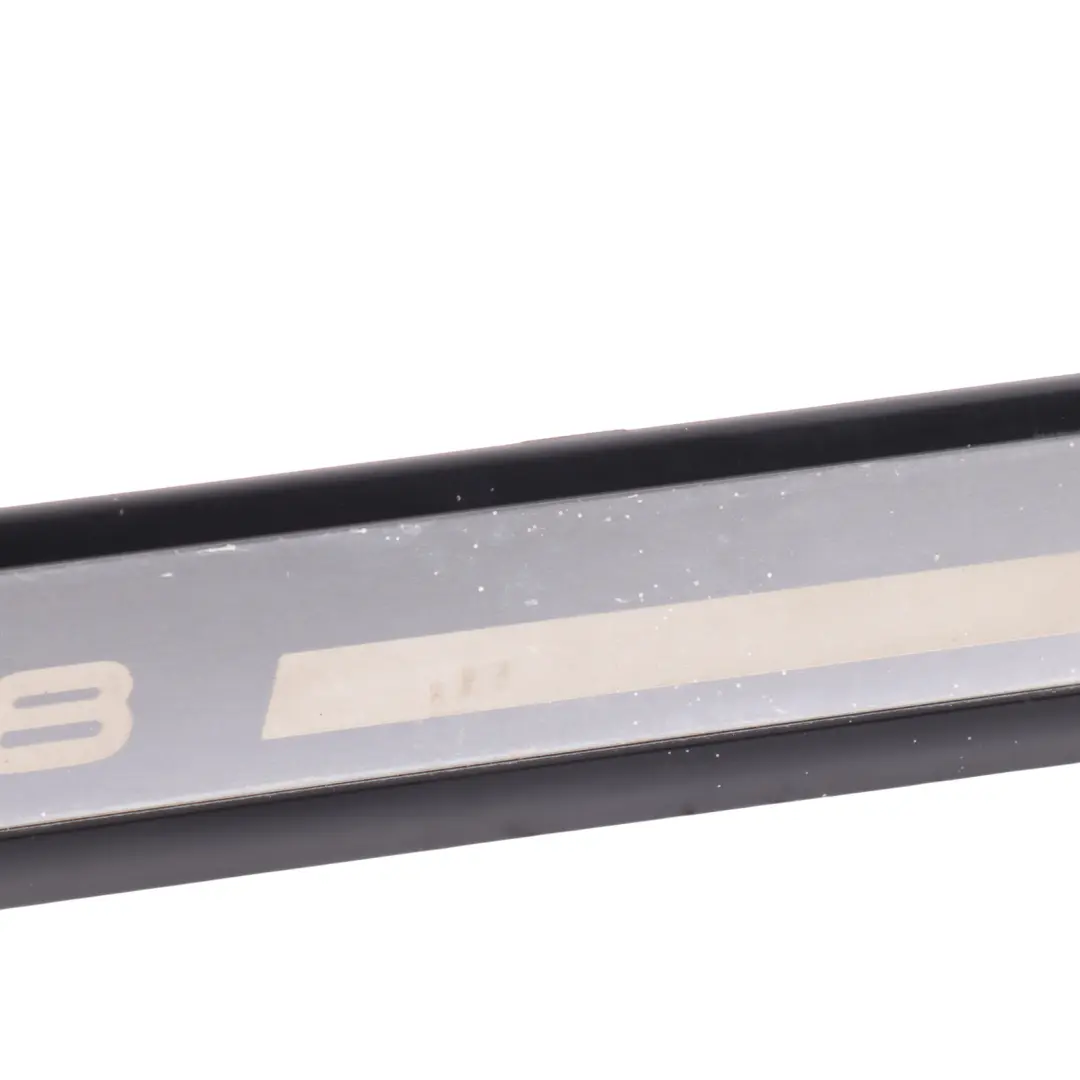Door Sill Strip Entrance Trim Panel S-Line Right O/S to Audi S8 D3 Rear with Part number 4E0853996D Audi S8 D3 Rear Door Sill Strip Entrance Trim Panel S-Line Right O/S - SKU 4E0853996D - Part number 4E0853996D