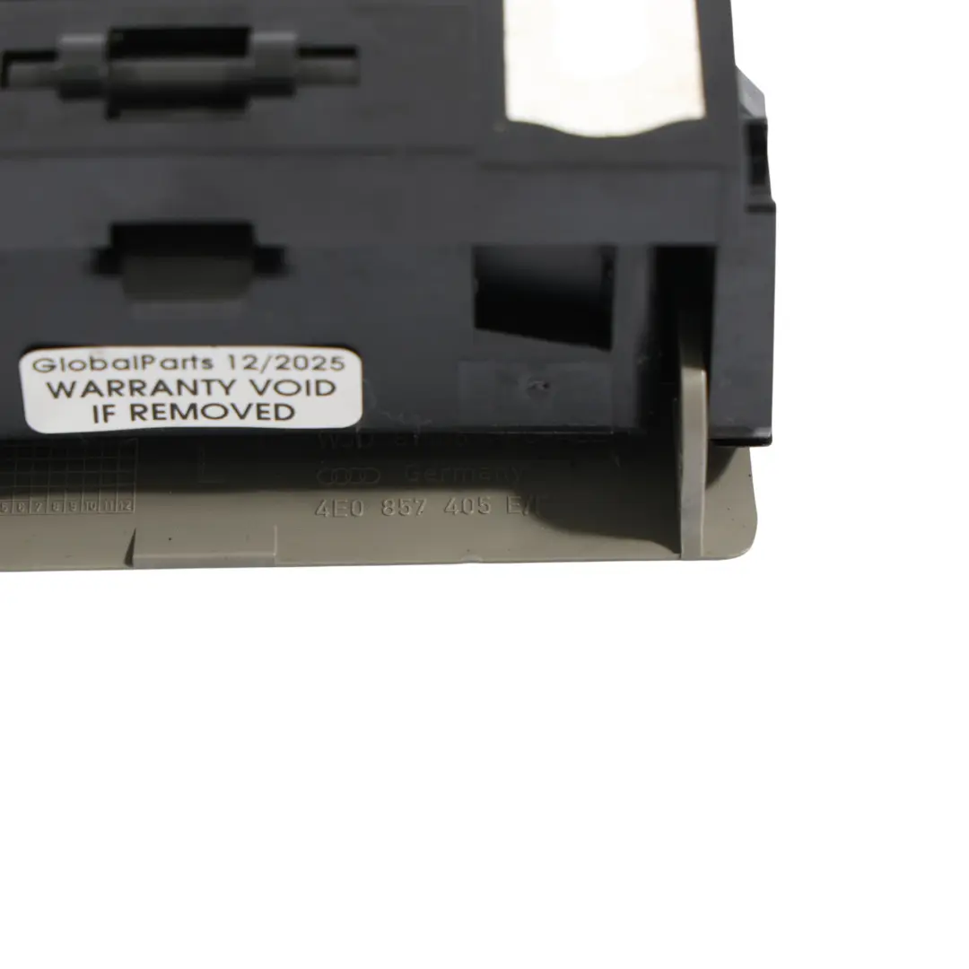 Audi S8 D3 Posacenere Porta Posteriore Grigio Platinium Destra 4E0857406E - SKU 4E0857405E - Numero di parte 4E0857405E