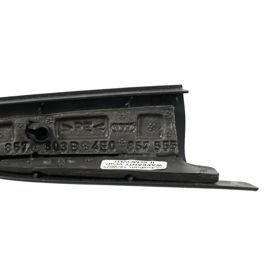 Audi A8 S8 D3 Front Door Exterior Cover Trim Panel Left N/S - SKU 4E0857503B - Part number 4E0857503B