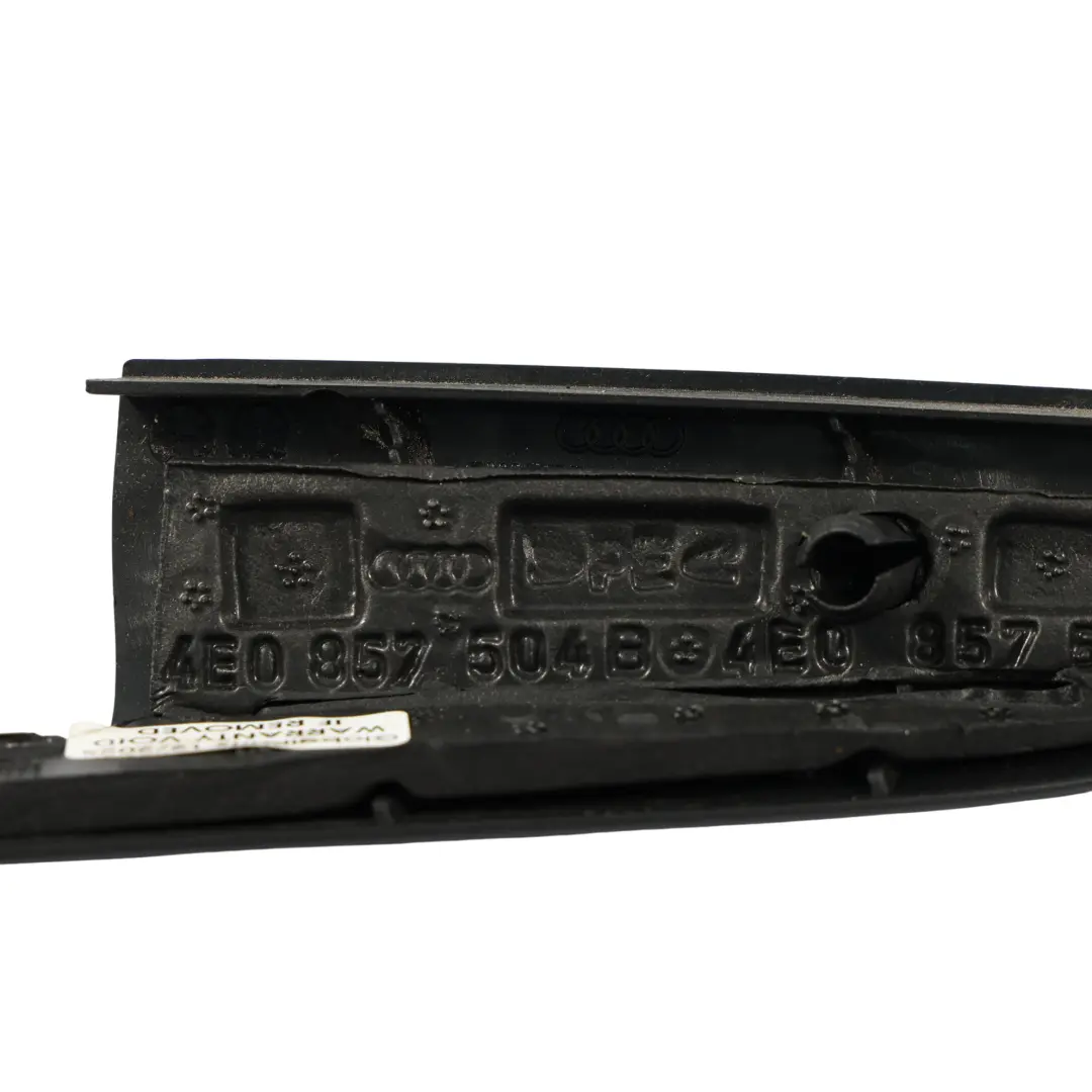 Audi S8 D3 Panneau De Garniture Extérieur De Porte Avant Droite - SKU 4E0857504B - Numéro de pièce 4E0857504B