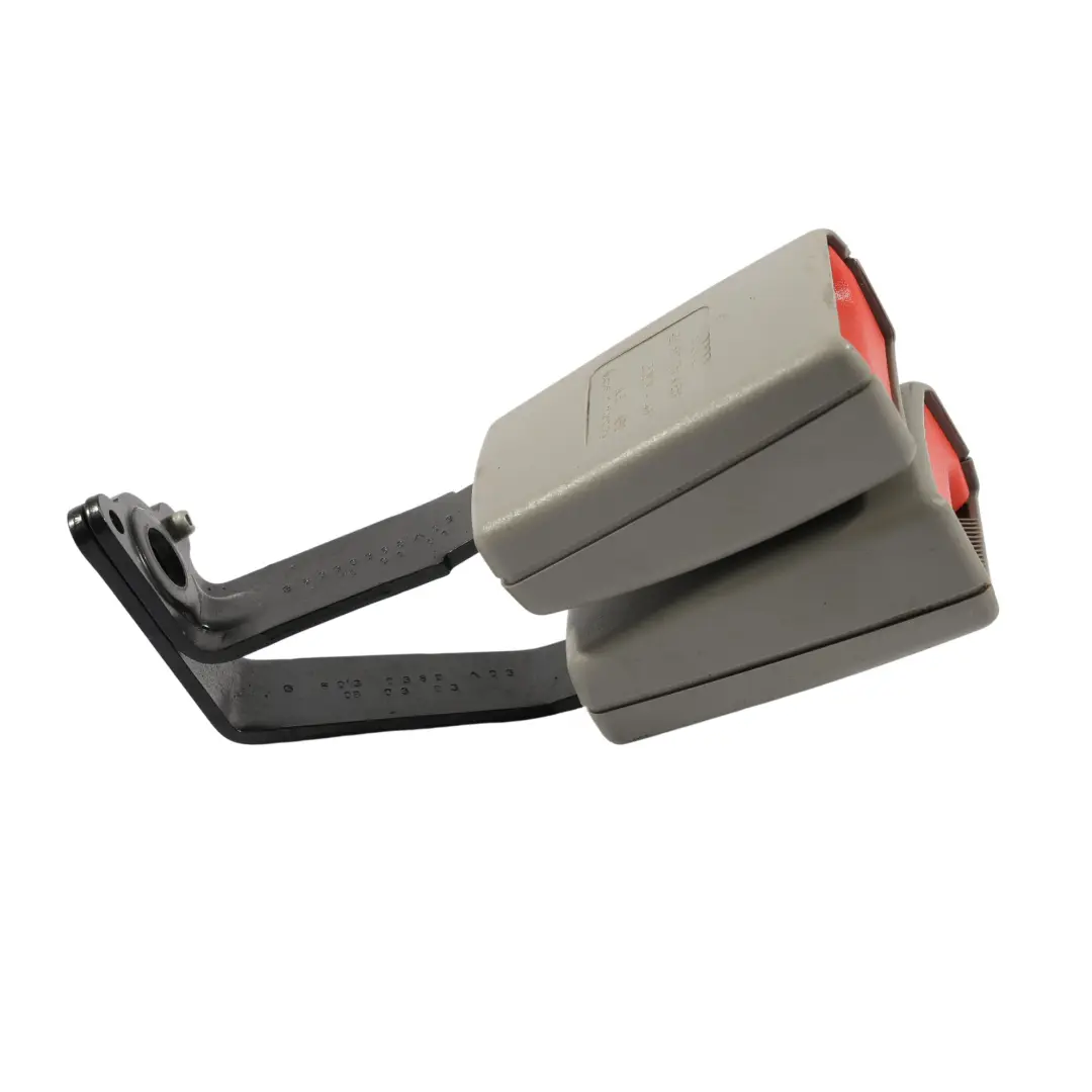 Audi S8 A8 D3 Rear Seats Belt Buckle Lock Twin Double Left N/S Grey - SKU 4E0857739A-1 - Part number 4E0857739A