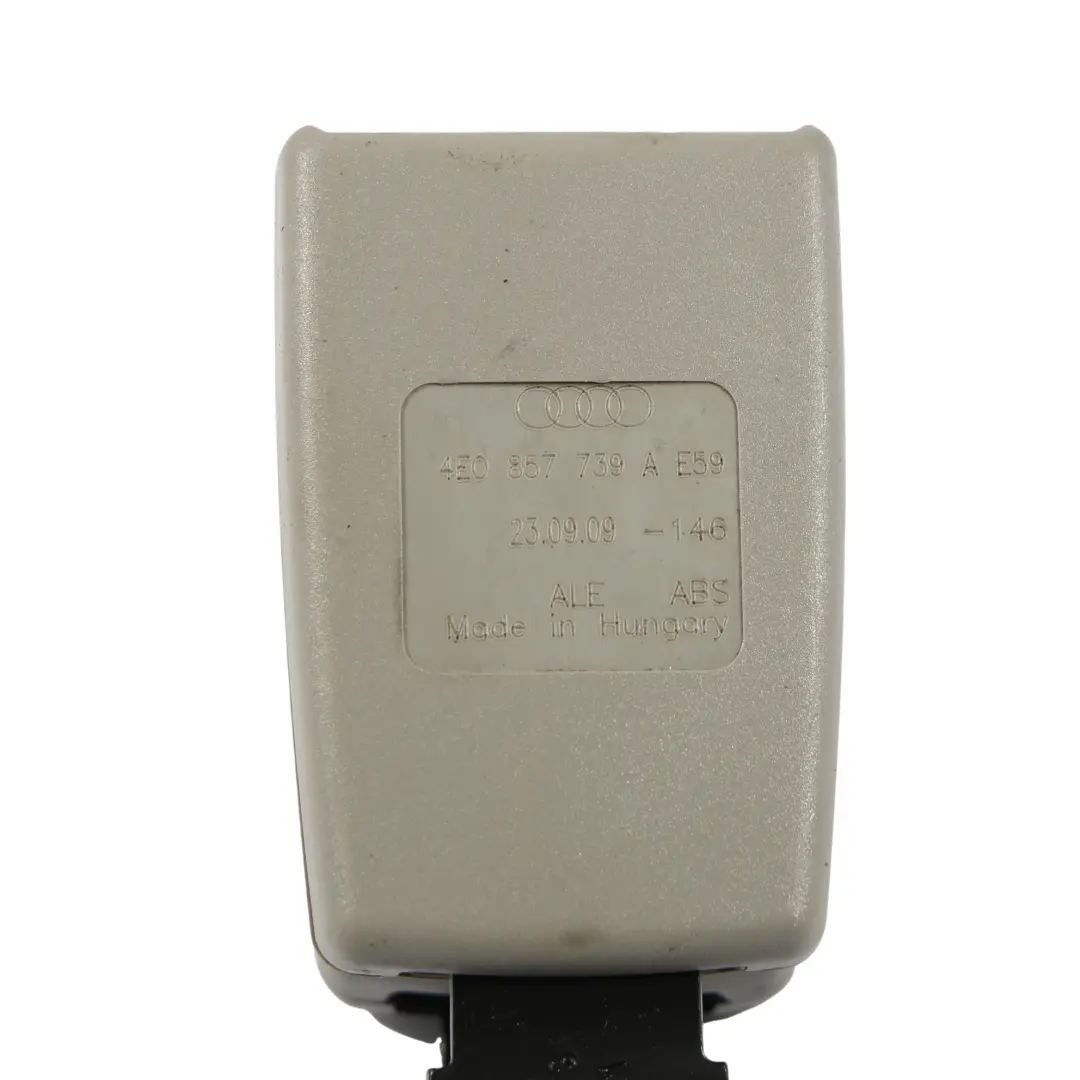 Boucle Ceinture Double Gauche Grise pour Audi S8 A8 D3 à propos du numéro de pièce 4E0857739A Audi S8 A8 D3 Boucle Ceinture Double Gauche Grise - SKU 4E0857739A-1 - Numéro de pièce 4E0857739A