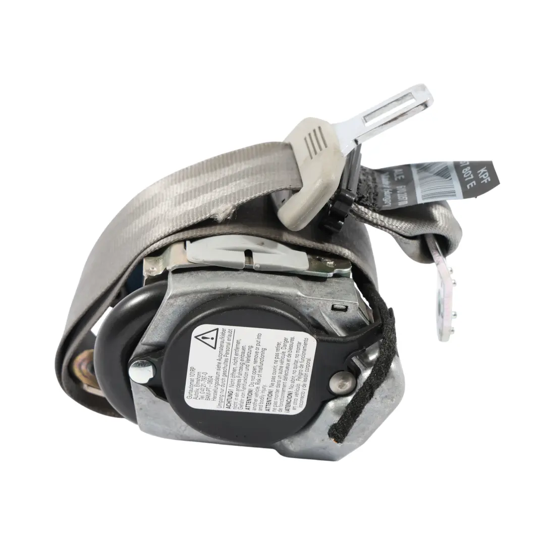 Center Upper Seat Belt Platinum to Audi A8 D3 Rear with Part number 4E0857807E Audi A8 D3 Rear Center Upper Seat Belt Platinum - SKU 4E0857807E - Part number 4E0857807E