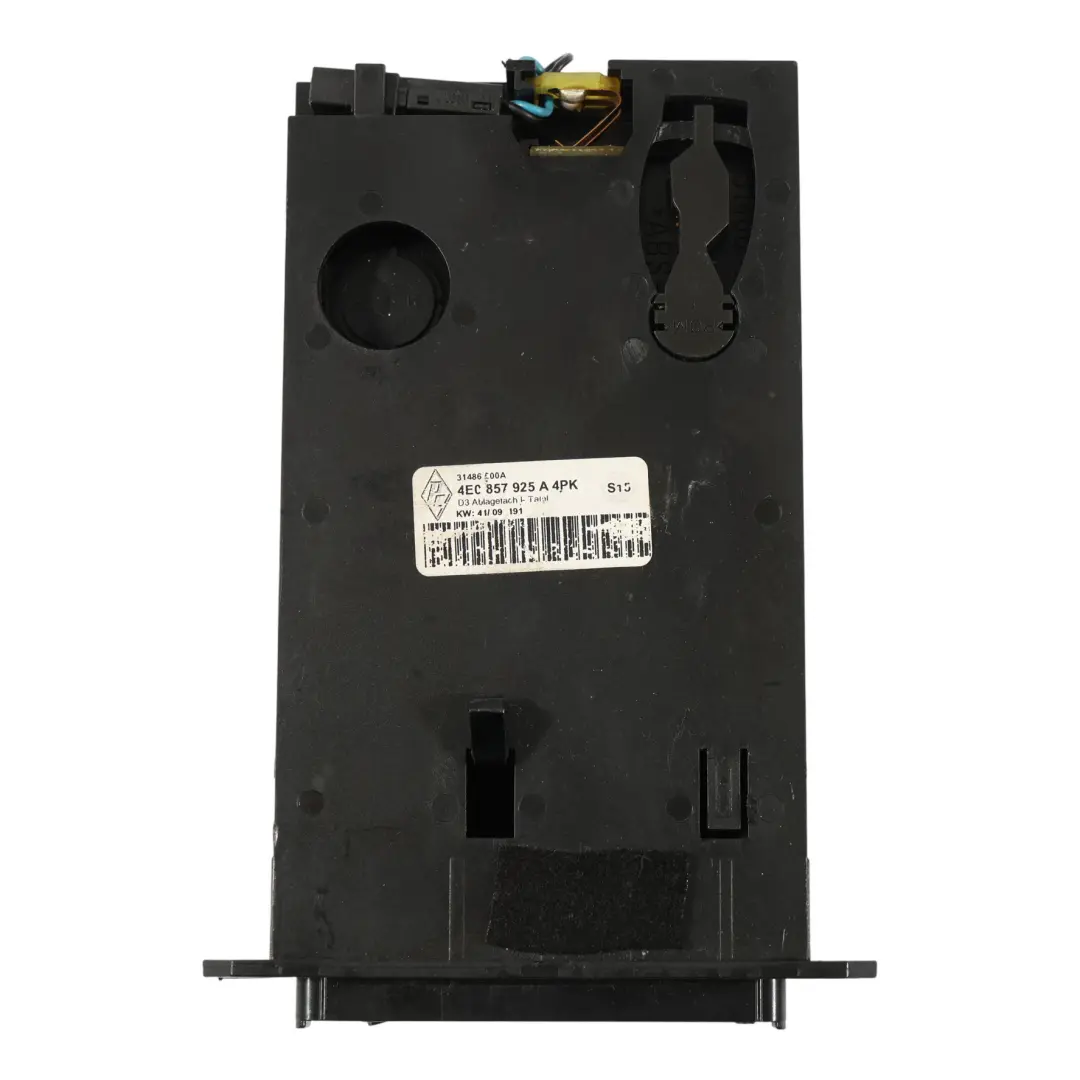 Dashboard Storage Compartment Coin Card Holder Tray to Audi A8 S8 D3 with Part number 4E0857925A Audi A8 S8 D3 Dashboard Storage Compartment Coin Card Holder Tray - SKU 4E0857925A - Part number 4E0857925A