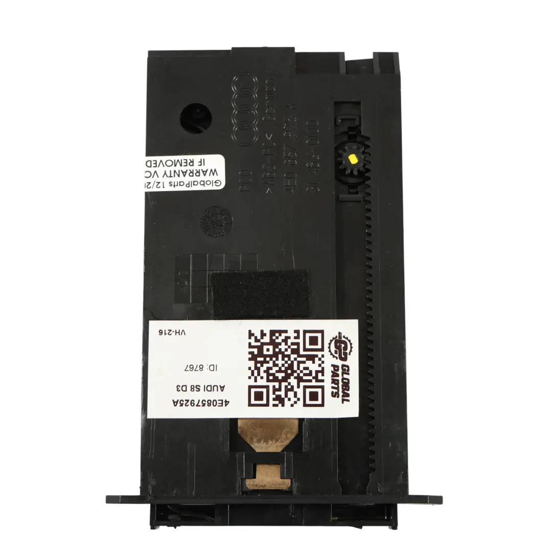 Audi A8 S8 D3 Armaturenbrett Ablagefach Münzkartenhalter Tablett - SKU 4E0857925A - Teilenummer 4E0857925A