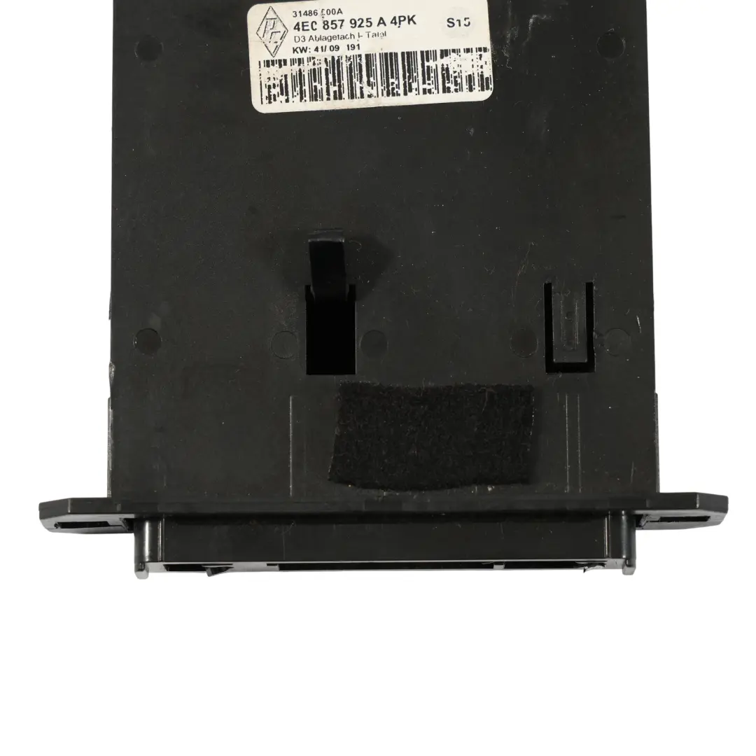 Audi A8 S8 D3 Cruscotto Scomparto Portamonete Vassoio - SKU 4E0857925A - Numero di parte 4E0857925A