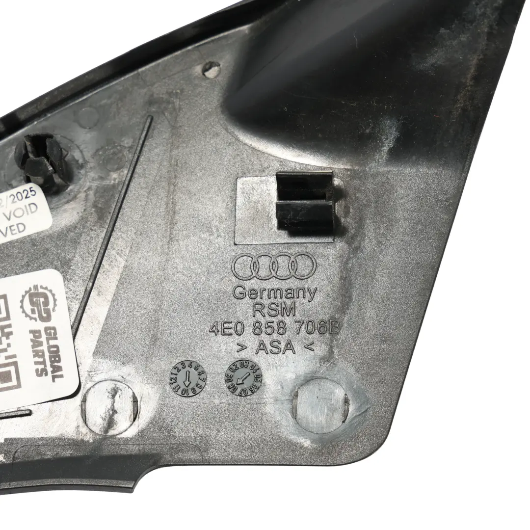 Specchio Retrovisore Interno Triangolo Anteriore Destro per Audi A8 D3 con numero di parte 4E0858706B Audi A8 D3 Specchio Retrovisore Interno Triangolo Anteriore Destro - SKU 4E0858706B - Numero di parte 4E0858706B