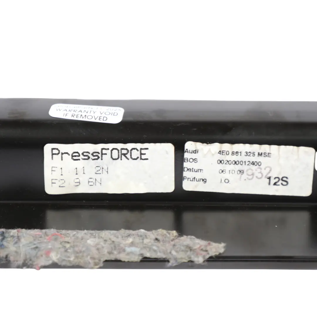 Parcel Shelf Electrical Roller Blind Mechanism Grey to Audi A8 D3 Rear with Part number 4E0861325 Audi A8 D3 Rear Parcel Shelf Electrical Roller Blind Mechanism Grey - SKU 4E0861325 - Part number 4E0861325