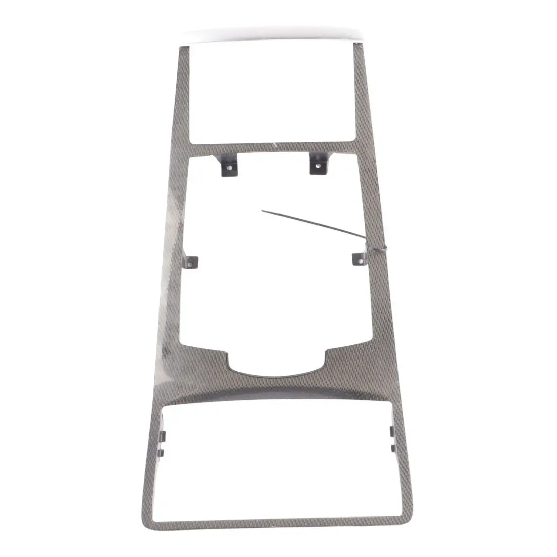 Audi S8 D3 Front Centre Console Surround Trim Cover Black Carbon 4E0863916K