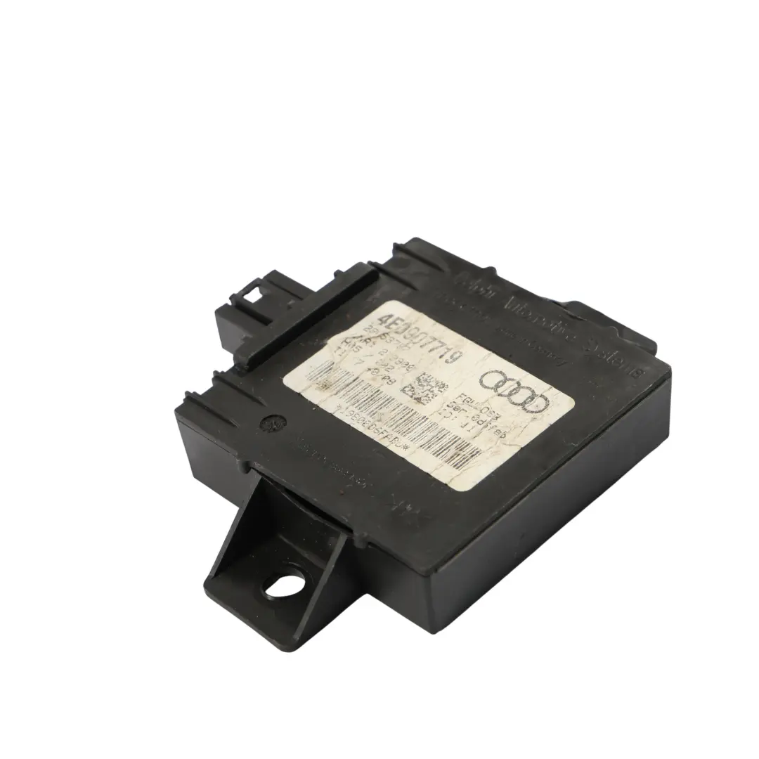 Alarm Module Tow Protection Signal Control Unit Block to Audi A8 S8 D3 with Part number 4E0907719 Audi A8 S8 D3 Alarm Module Tow Protection Signal Control Unit Block - SKU 4E0907719 - Part number 4E0907719
