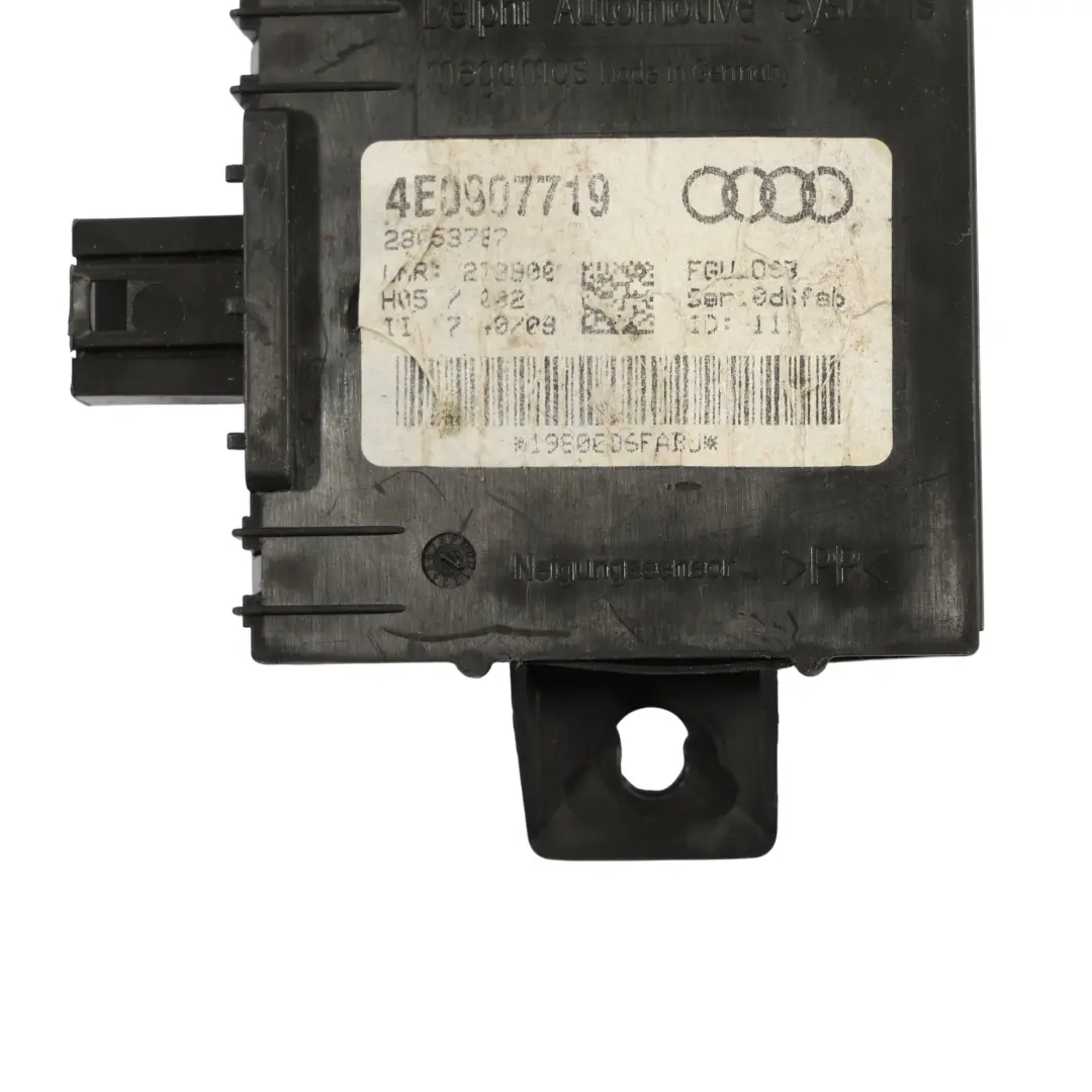 Audi A8 S8 D3 Moduł Sterownik Komputer Alarmu Odholowania - SKU 4E0907719 - Numer Części 4E0907719