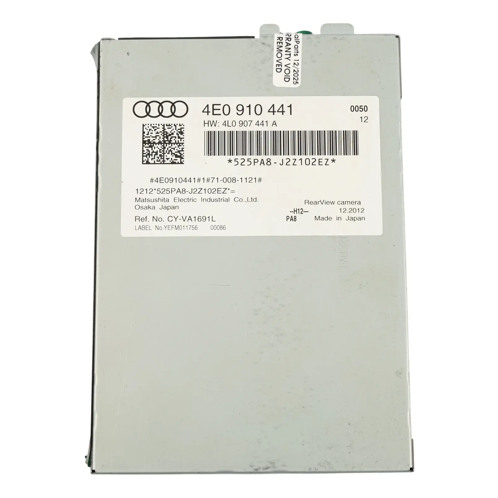 AUDI A8 S8 D3 Moduł Sterownik Kamery Cofania 4E0910441