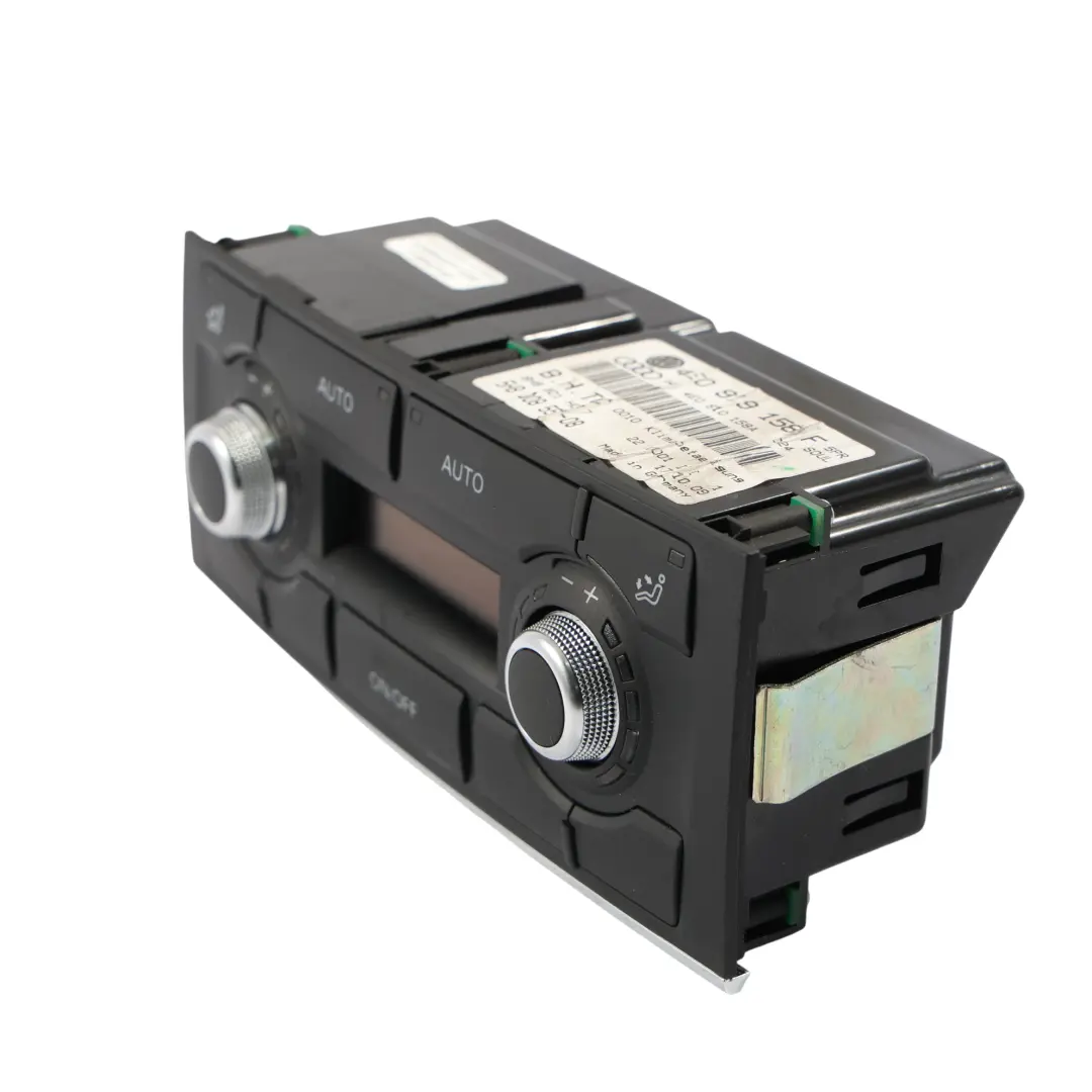 Panneau Commande Chauffage Climatisation Arrière pour Audi A8 S8 D3 à propos du numéro de pièce 4E0919158F Audi A8 S8 D3 Panneau Commande Chauffage Climatisation Arrière - SKU 4E0919158F - Numéro de pièce 4E0919158F