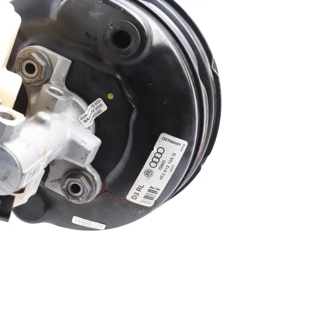 Brake Servo Booster Master Cylinder Brake Unit to Audi A8 D3 with Part number 4E2612105G Audi A8 D3 Brake Servo Booster Master Cylinder Brake Unit - SKU RHD-4E2612105G - Part number 4E2612105G