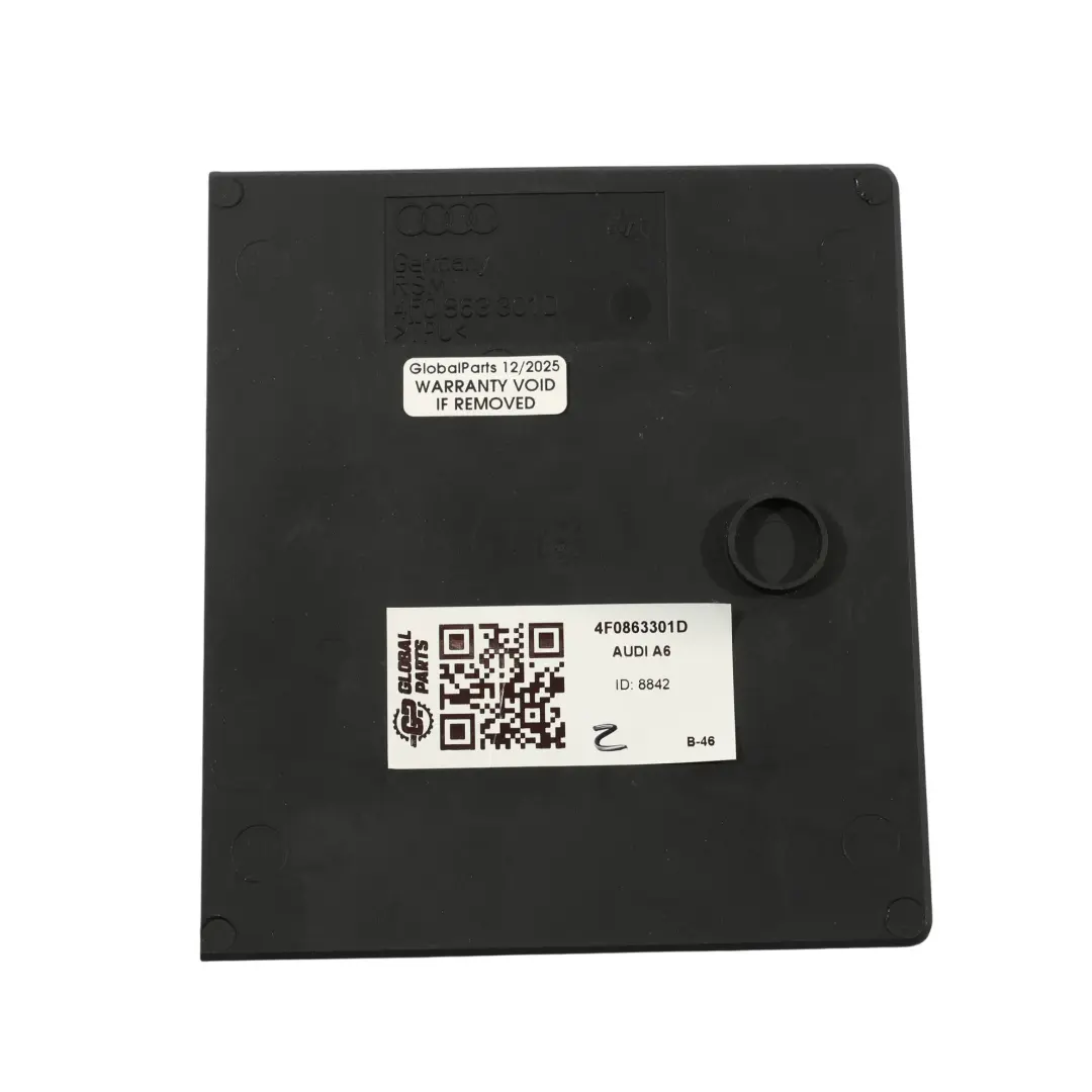 Audi A6 C6 Mittelkonsole Gummi Einsatz Innenverkleidung Matte Schwarz - SKU 4F0863301D - Teilenummer 4F0863301D