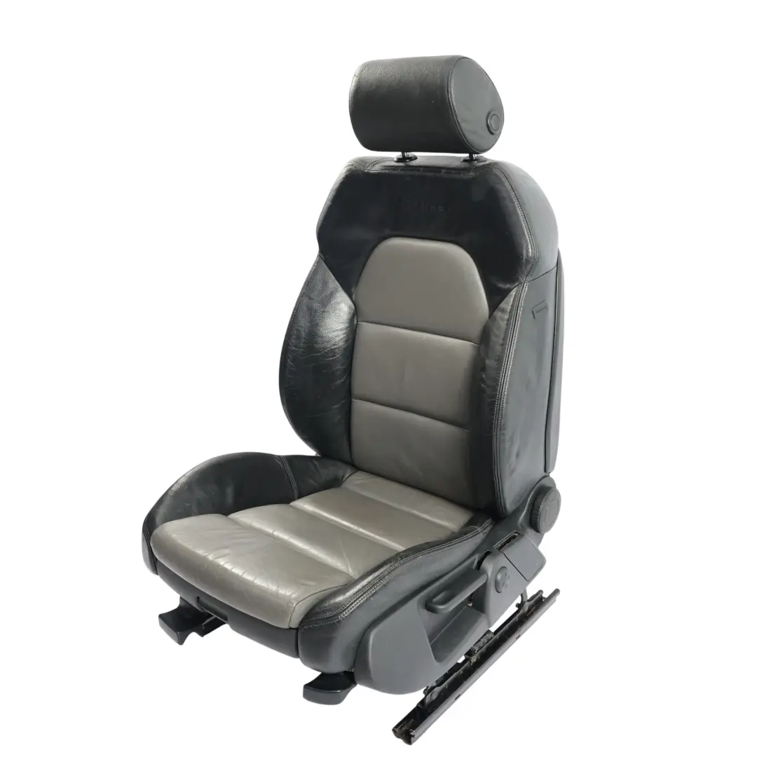 4F S-Line Asiento Delantero Calefactable Cuero Negro Gris Izquierdo para Audi A6 C6 con número de pieza 4F0881805AG Audi A6 C6 4F S-Line Asiento Delantero Calefactable Cuero Negro Gris Izquierdo - SKU 4F0881805AG-1 - Número de pieza 4F0881805AG