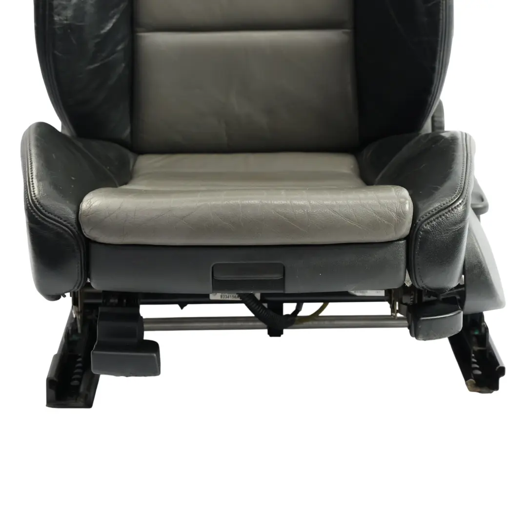 Audi A6 C6 4F S-Line Front Seat Sport Heated Leather Soul Black Grey Left N/S - SKU 4F0881805AG-1 - Part number 4F0881805AG