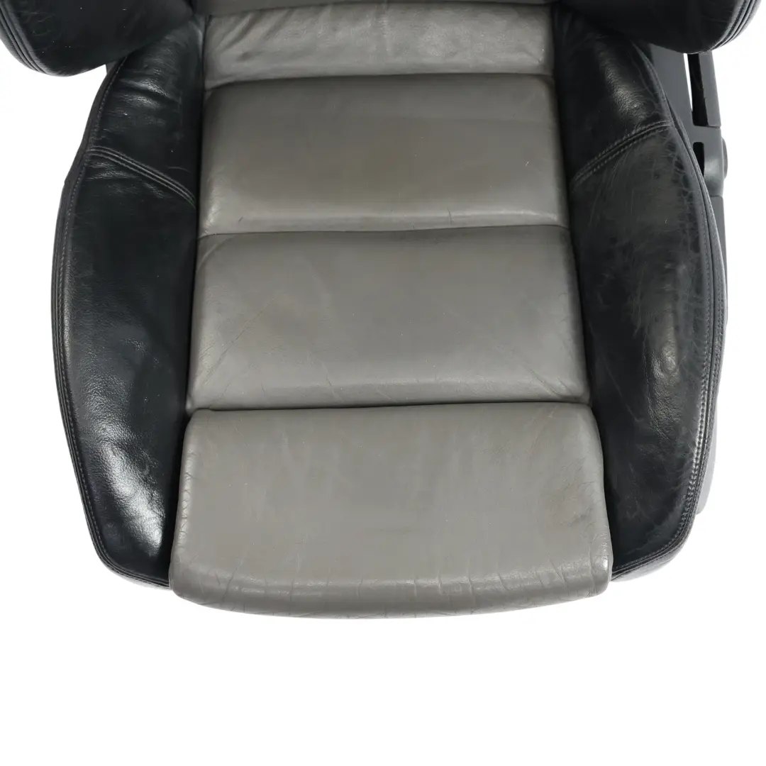 Audi A6 C6 4F S-Line Front Seat Sport Heated Leather Soul Black Grey Left N/S - SKU 4F0881805AG-1 - Part number 4F0881805AG