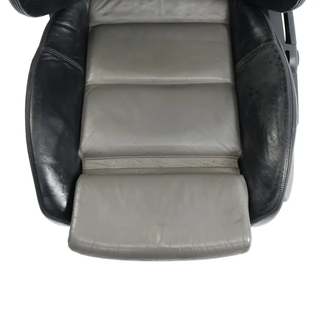 Audi A6 C6 4F S-Line Front Seat Sport Heated Leather Soul Black Grey Left N/S - SKU 4F0881805AG-1 - Part number 4F0881805AG