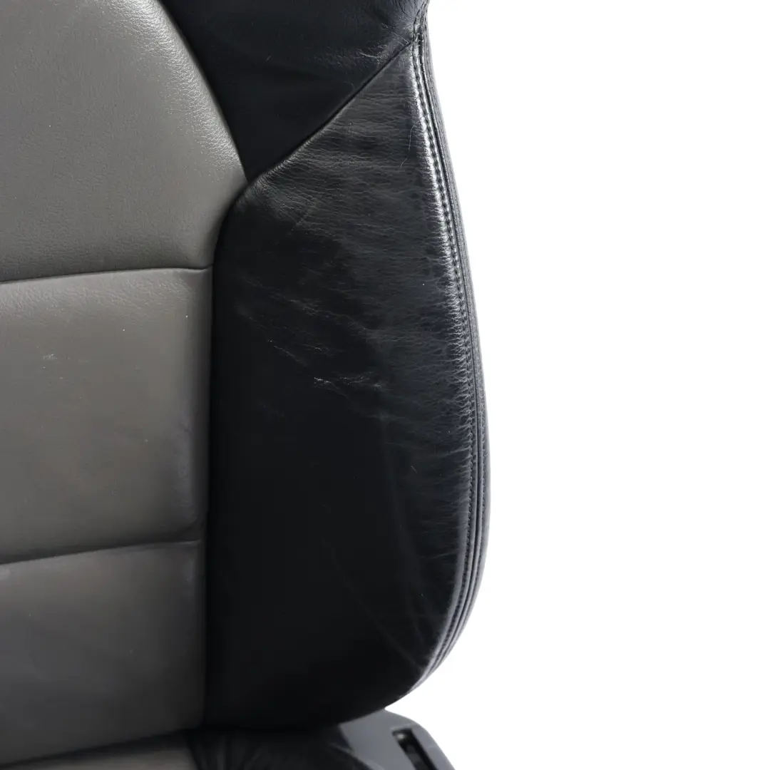 4F S-Line Sedile Anteriore Riscaldato Anima Nero Grigio Sinistro per Audi A6 C6 con numero di parte 4F0881805AG Audi A6 C6 4F S-Line Sedile Anteriore Riscaldato Anima Nero Grigio Sinistro - SKU 4F0881805AG-1 - Numero di parte 4F0881805AG