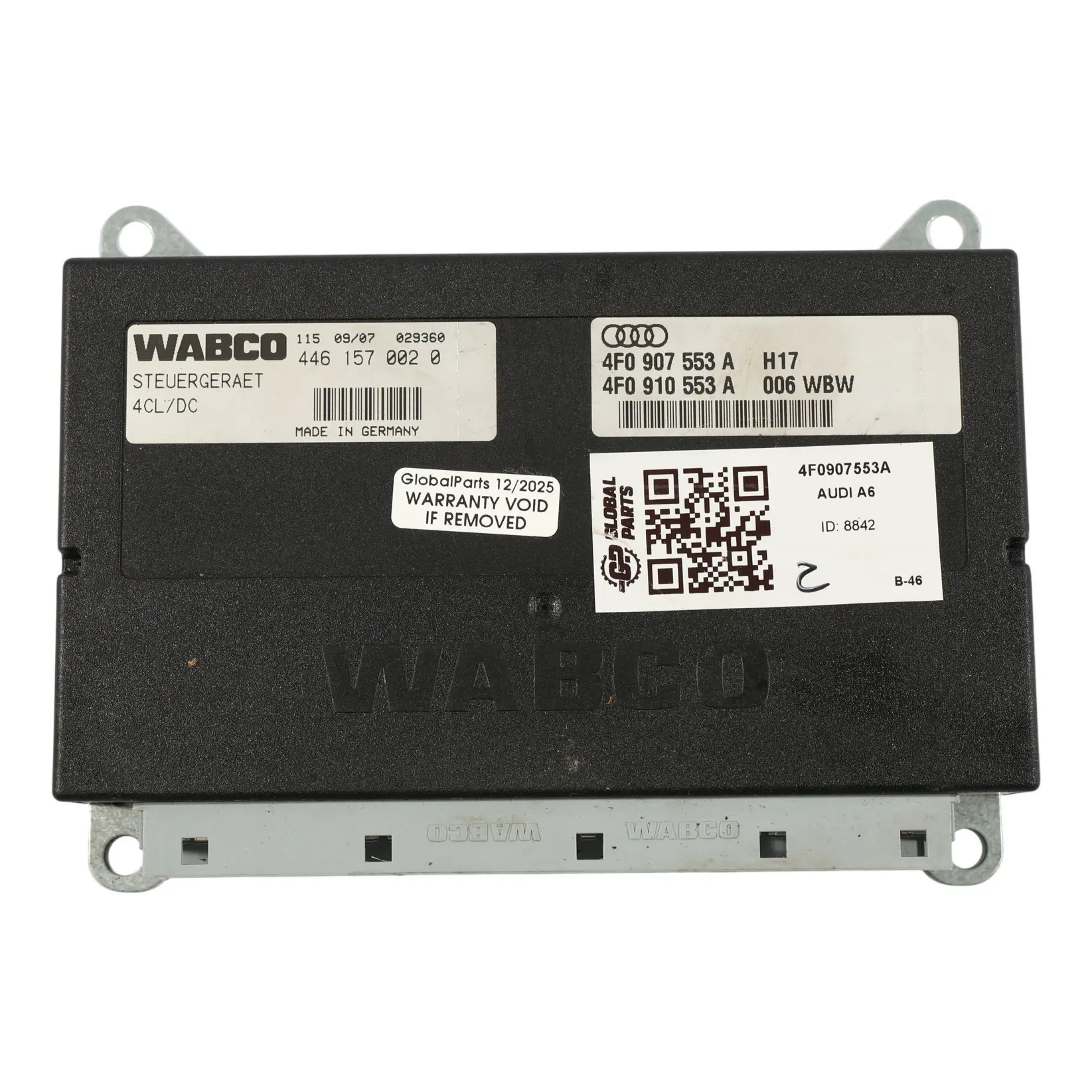 Audi A6 C6 Allroad Módulo Suspensión Adaptativa Unidad Control 4F0907553A