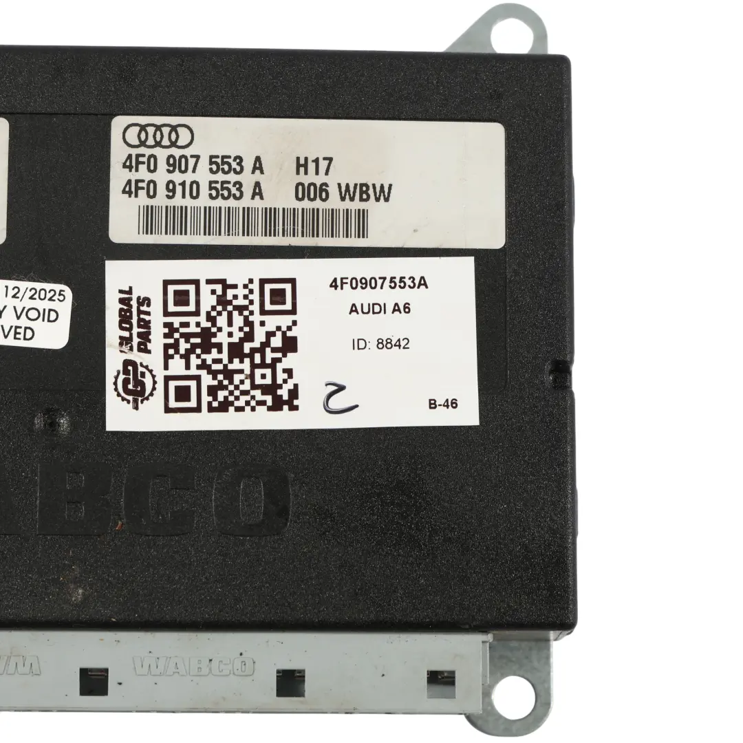 Modulo Sospensioni Adattive Unità Controllo per Audi A6 C6 Allroad con numero di parte 4F0907553A Audi A6 C6 Allroad Modulo Sospensioni Adattive Unità Controllo - SKU 4F0907553A - Numero di parte 4F0907553A