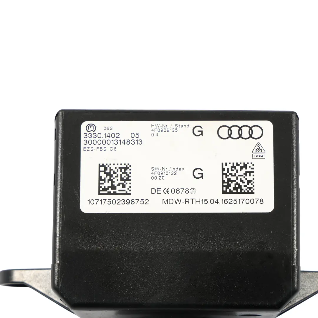 Zündschloss Barrel Key Reader Ring Steuergerät für Audi A6 C6 mit Teilenummer 4F0910132G Audi A6 C6 Zündschloss Barrel Key Reader Ring Steuergerät - SKU 4F0910132G - Teilenummer 4F0910132G