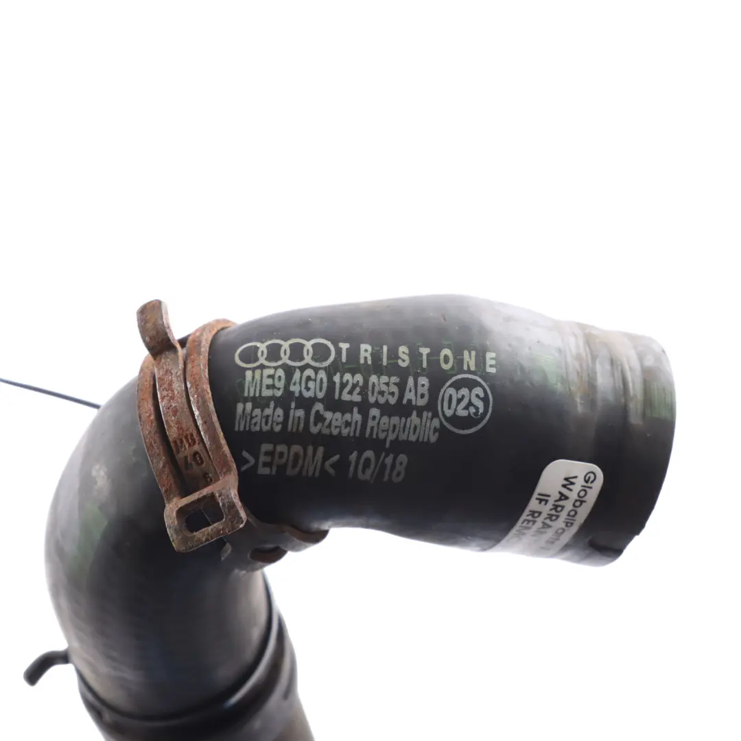 Audi A6 C7 A7 4G8 Radiator Coolant Water Pipe Hose Line Tube Petrol - SKU 4G0122055AB - Part number 4G0122055AB