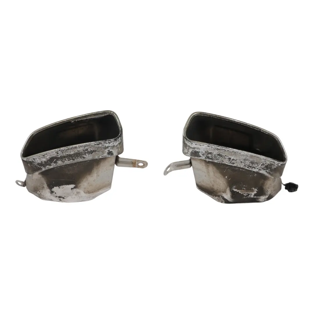 Hinten Stoßstange Auspuff Endrohr Ende Set 4G0253826A für Audi A6 C7 mit Teilenummer 4G0253825T Audi A6 C7 Hinten Stoßstange Auspuff Endrohr Ende Set 4G0253826A - SKU 4G0253825T-SET - Teilenummer 4G0253825T